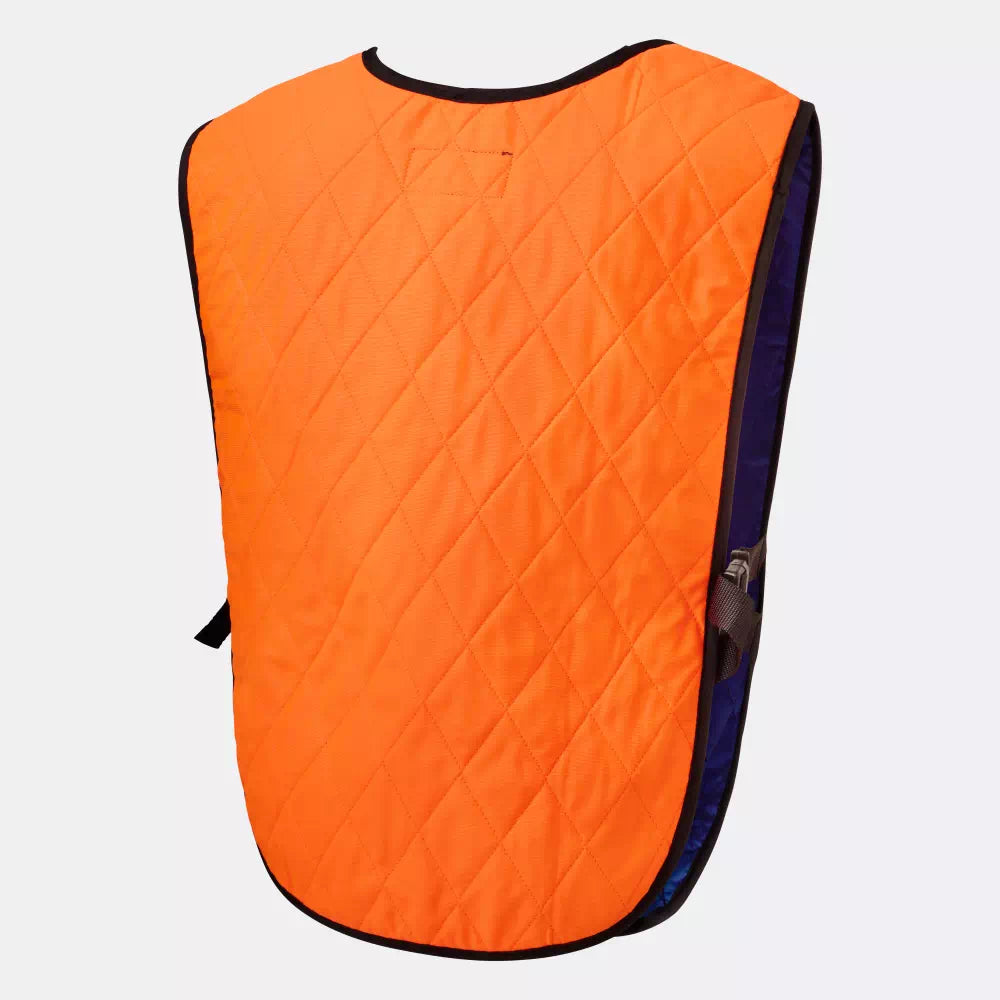 chasuble professionnelle rafraichissante ajustable orange G-Heat dos