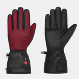 Versatile heated leather gloves