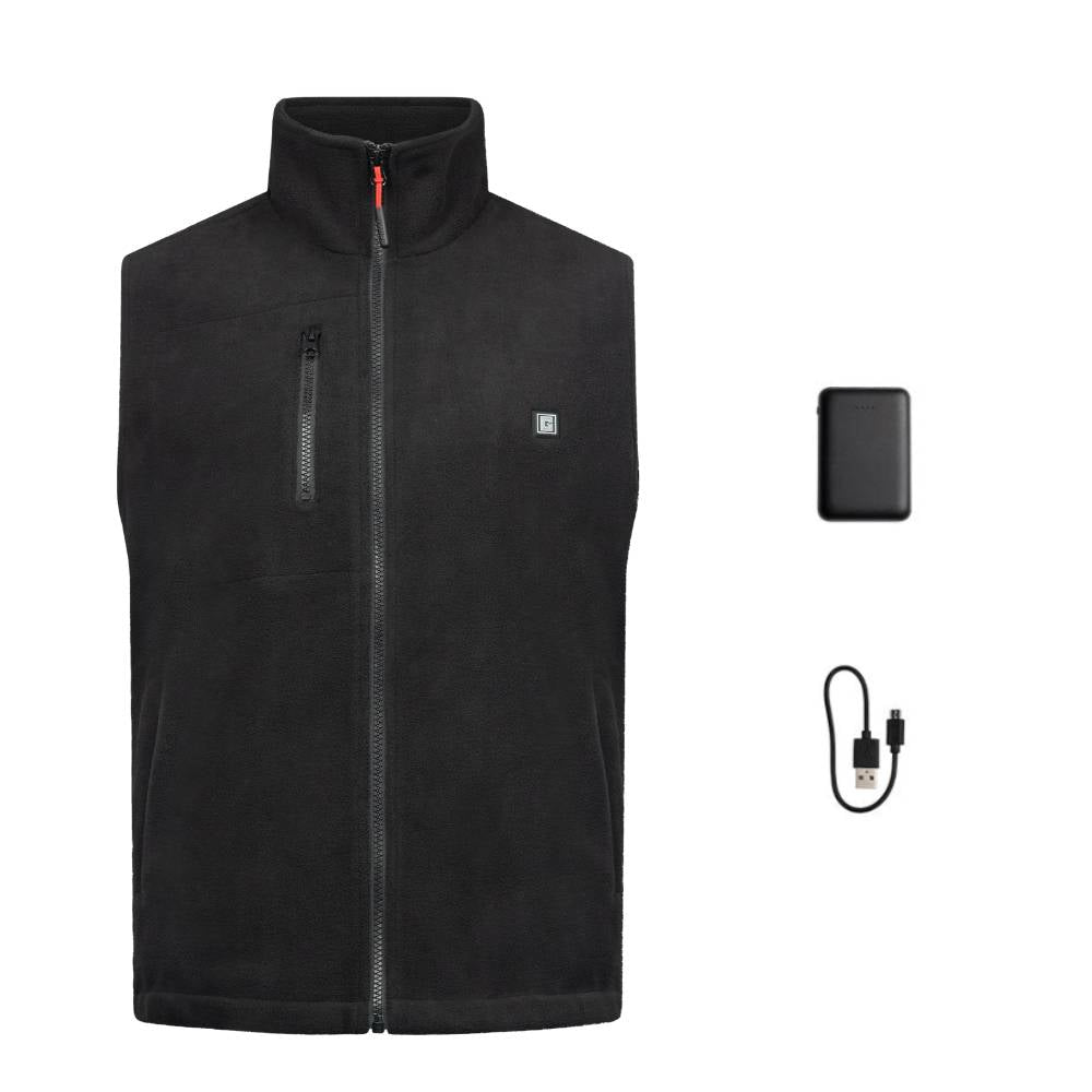 Heated hot sale fleece jacket