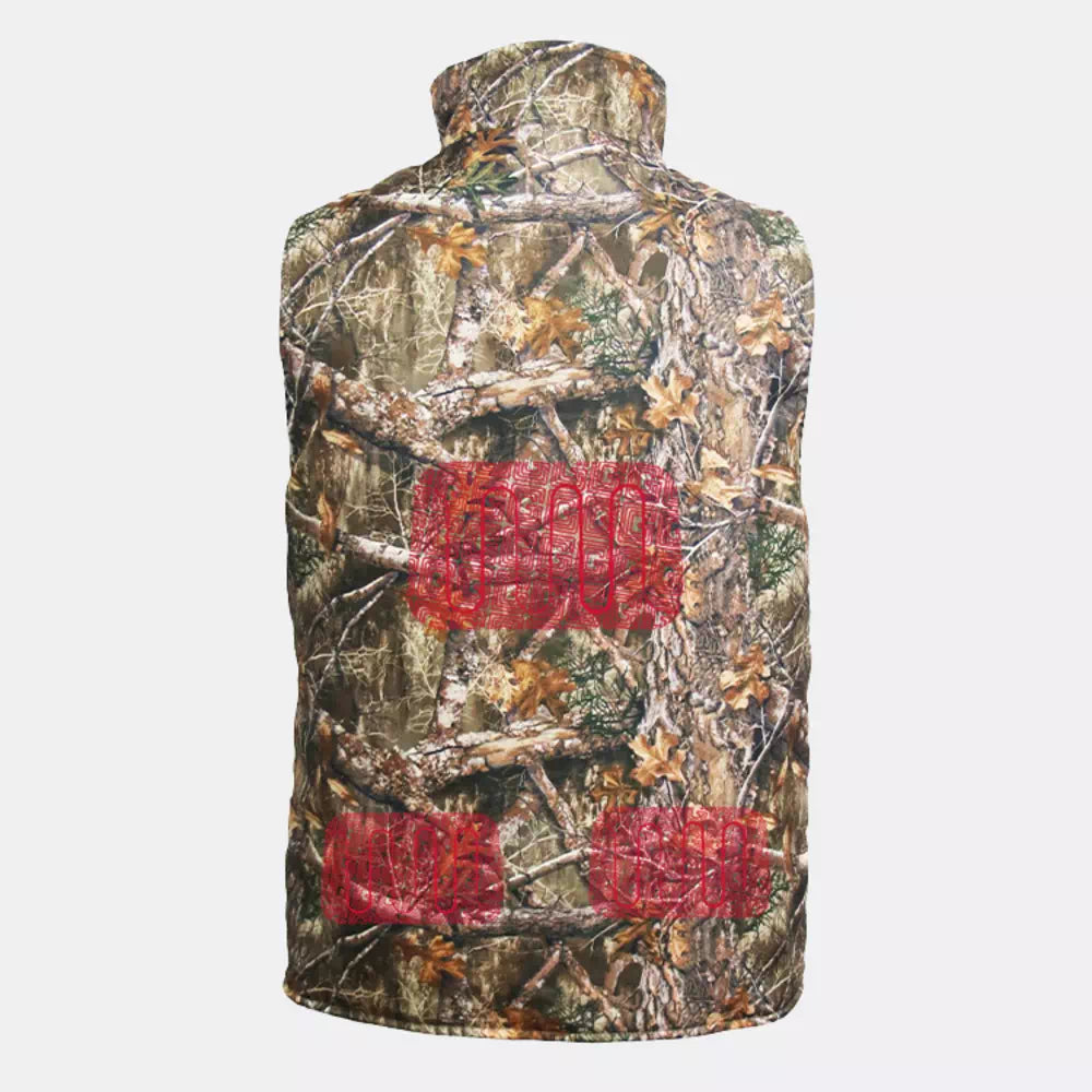 Camouflage heating vest