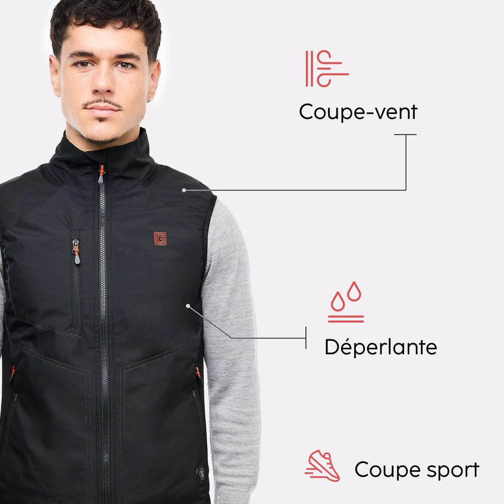 Men's sport heating vest