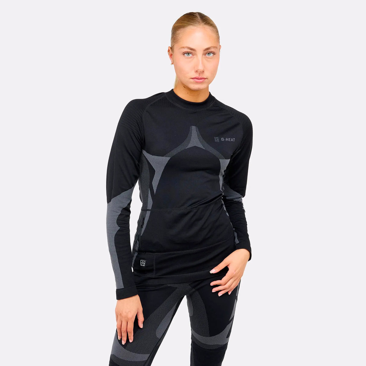 Heated seamless T-shirt Long Sleeve